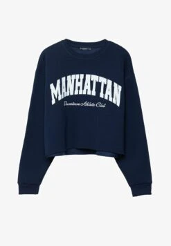 Stradivarius CROPPED MIT PRINT 06601661 - Sweatshirt - Dark Blue 10 Stradivarius CROPPED MIT PRINT 06601661 - Sweatshirt - Dark Blue -Stradivarius Deutschland Verkaufs-Shop 23d877decc4b4b69baf5b99abe0dfd86