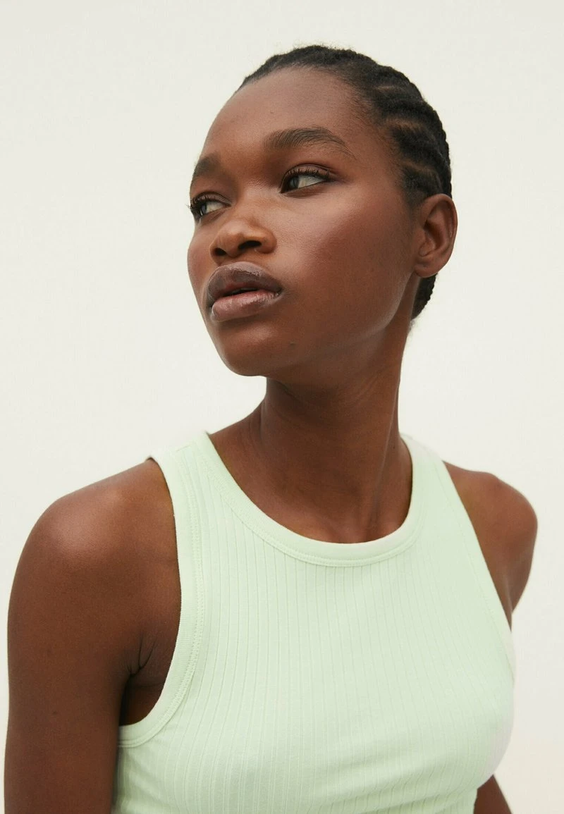 Stradivarius RACER - Top - Light Green 4 Stradivarius RACER - Top - Light Green – Bild 4