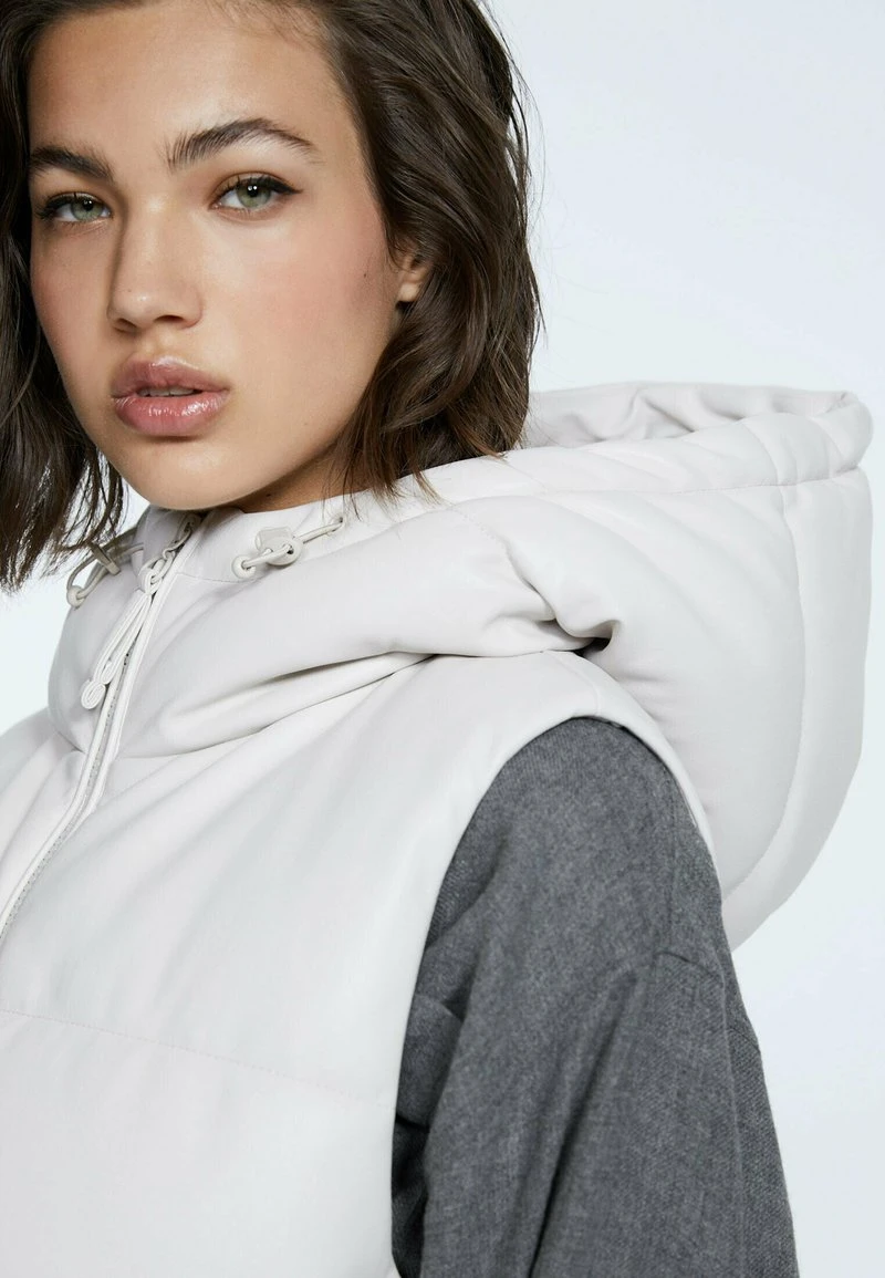 Stradivarius Weste - Off White 4 Stradivarius Weste - Off White – Bild 4