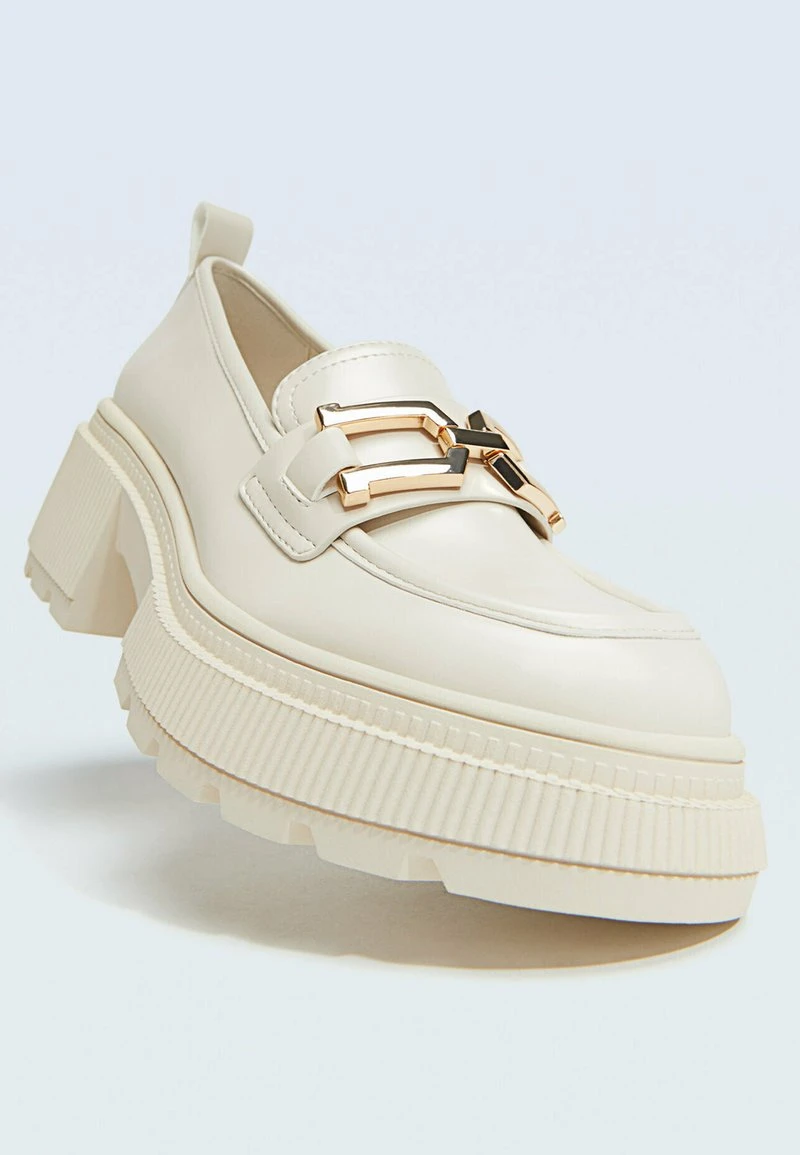 Stradivarius Mokassin - Off White 6 Stradivarius Mokassin - Off White – Bild 6