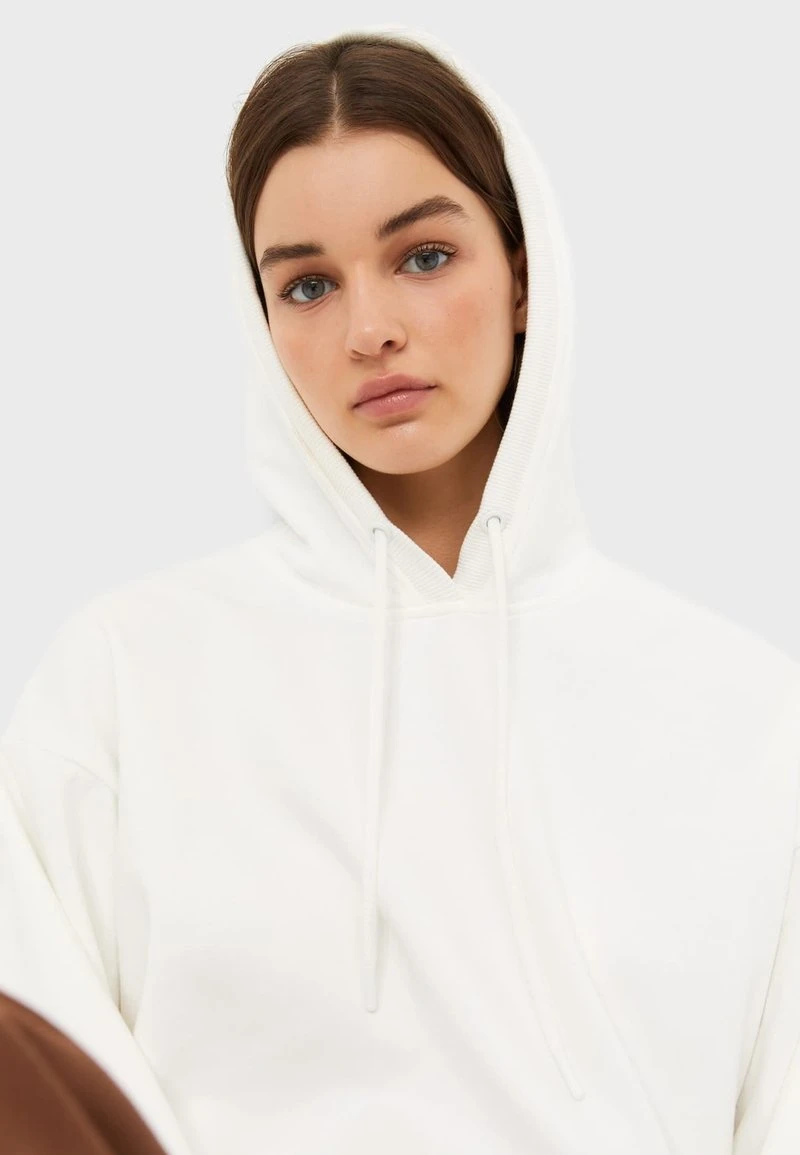 Stradivarius OVERSIZE UNISEX - Sweatshirt - White 4 Stradivarius OVERSIZE UNISEX - Sweatshirt - White – Bild 4