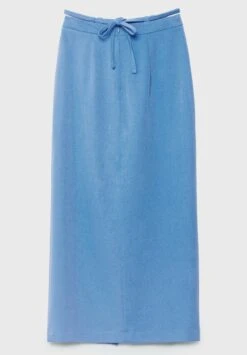 Stradivarius SMART WITH WAISTBAND DETAIL - A-Linien-Rock - Mottled Light Blue -Stradivarius Deutschland Verkaufs-Shop 2a5cf65d530241dc9e6fbe4d473b701f