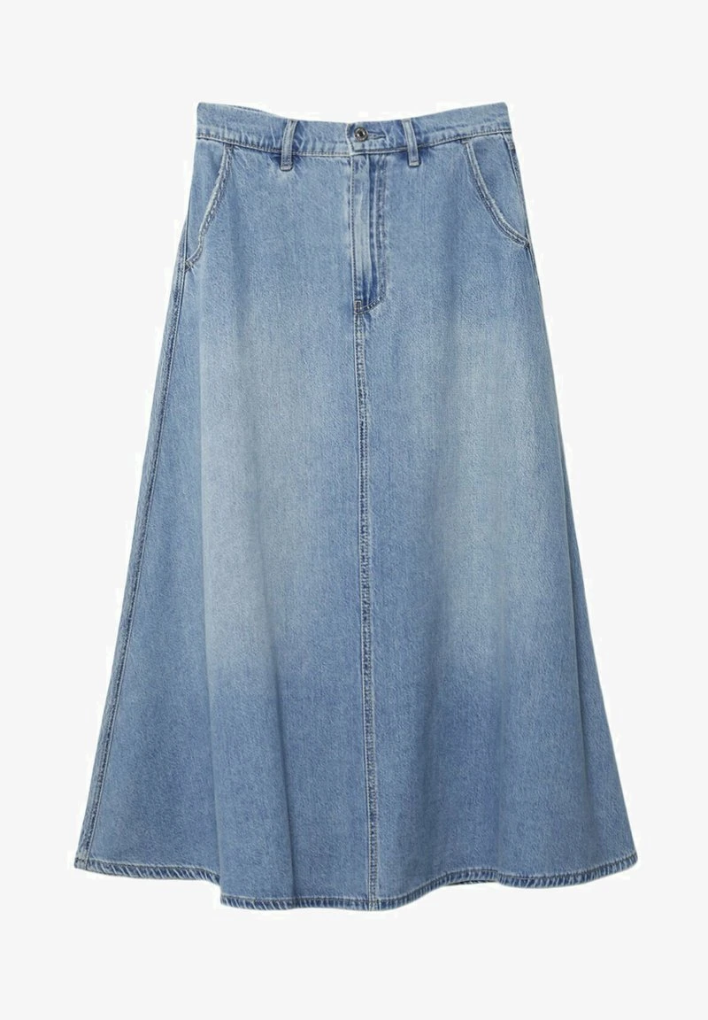 Stradivarius LONG FLOWING - Maxirock - Light Blue 5 Stradivarius LONG FLOWING - Maxirock - Light Blue – Bild 5