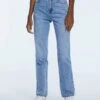 Stradivarius Jeans Straight Leg - Blue Denim