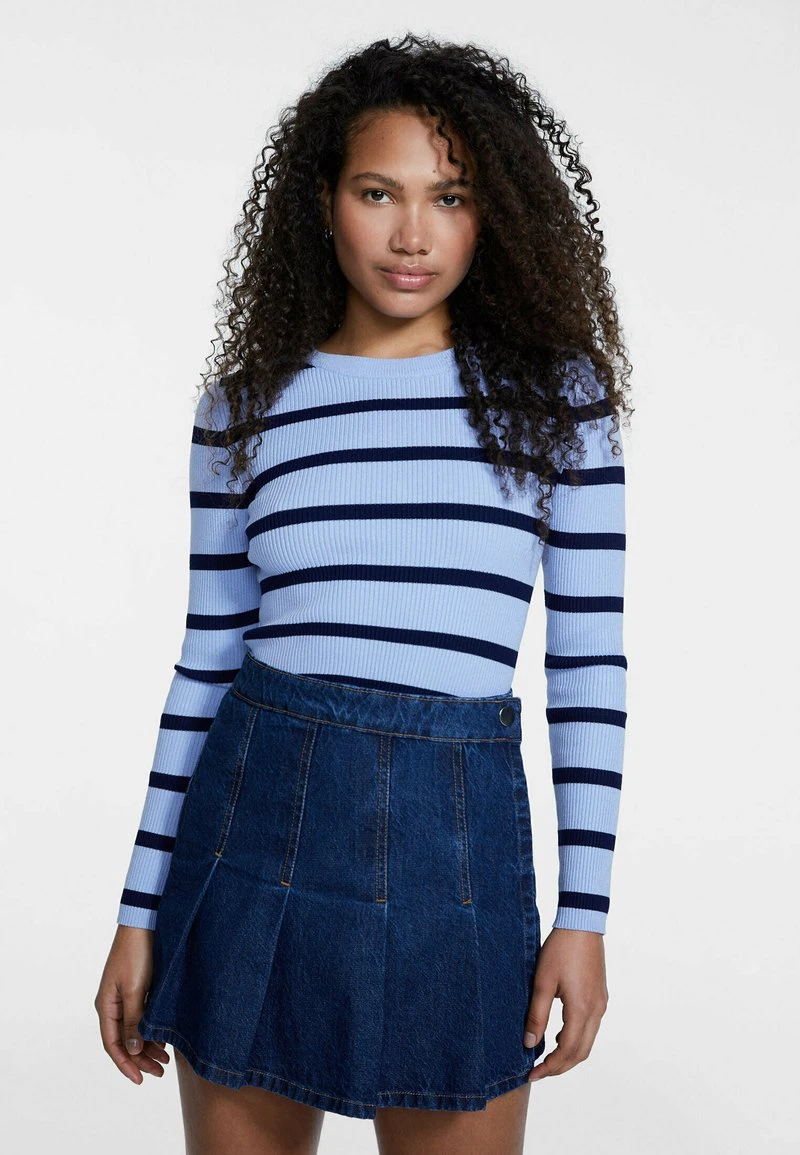 Stradivarius FALTENSKORT - Faltenrock - Royal Blue 1 Stradivarius FALTENSKORT - Faltenrock - Royal Blue