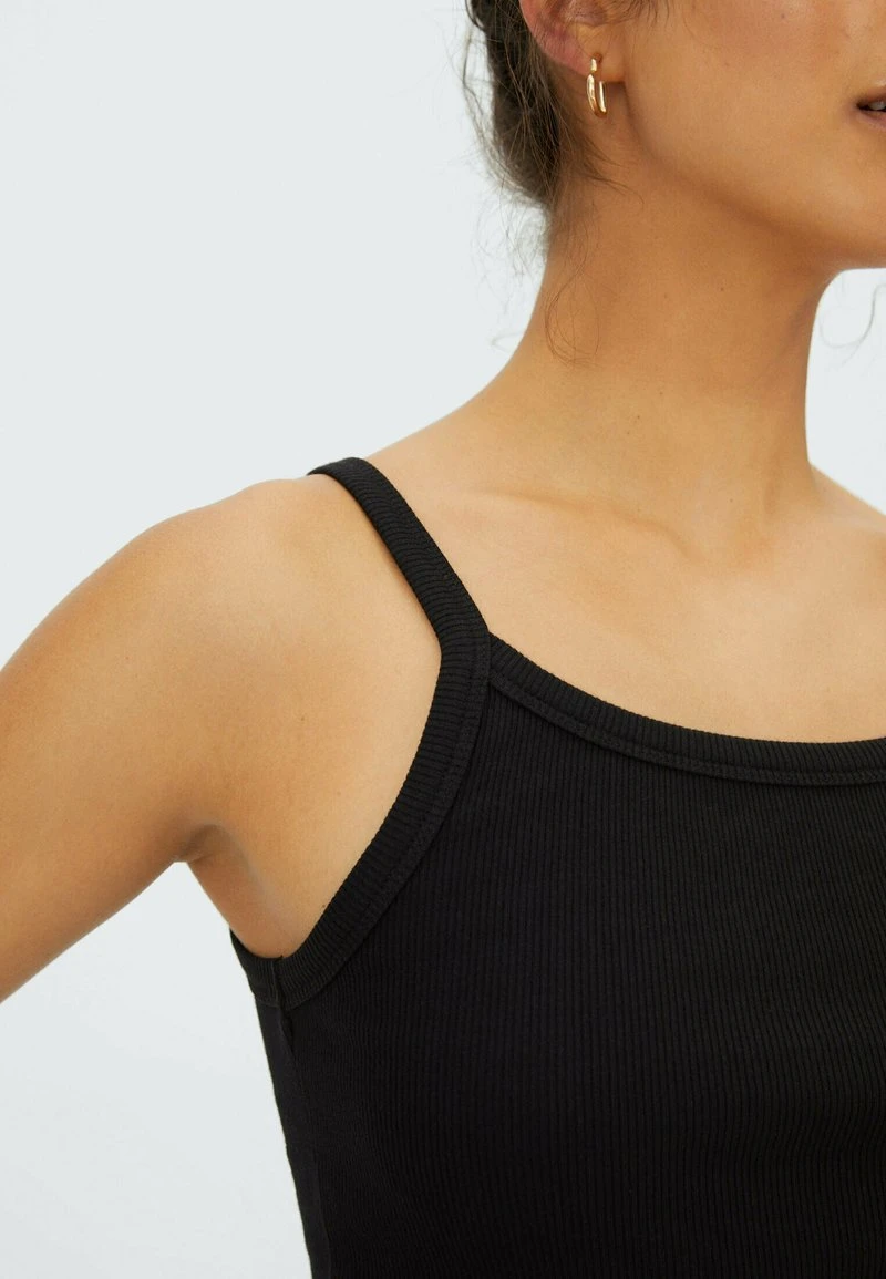 Stradivarius MIT RACERBACK - Top - Black 4 Stradivarius MIT RACERBACK - Top - Black – Bild 4