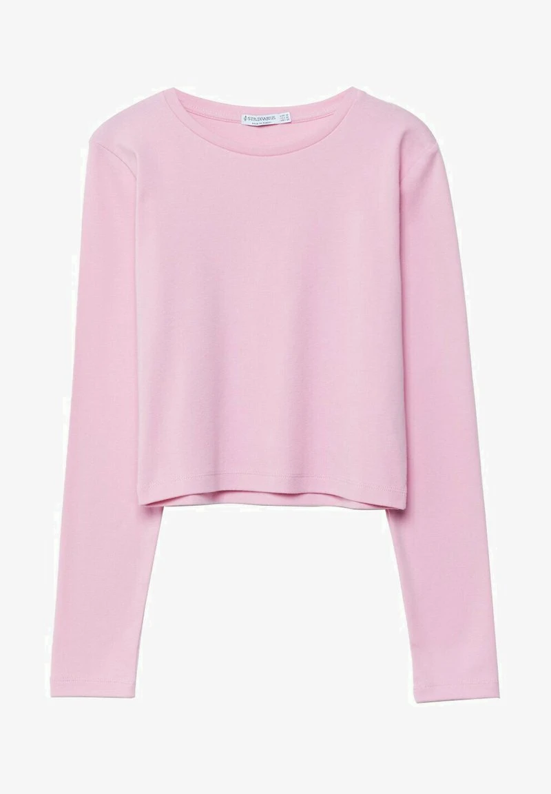 Stradivarius BASIC-CROPPED-AUS - Langarmshirt - Light Pink 5 Stradivarius BASIC-CROPPED-AUS - Langarmshirt - Light Pink – Bild 5