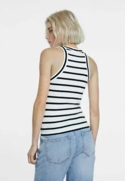 Stradivarius BASIC STRIPED RACERBACK - Top - White 8 Stradivarius BASIC STRIPED RACERBACK - Top - White -Stradivarius Deutschland Verkaufs-Shop 2fad89b0503f470d8aa4d28079737204