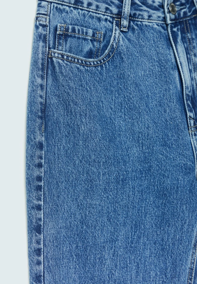 Stradivarius Jeans Straight Leg - Darkblue Denim 6 Stradivarius Jeans Straight Leg - Darkblue Denim – Bild 6