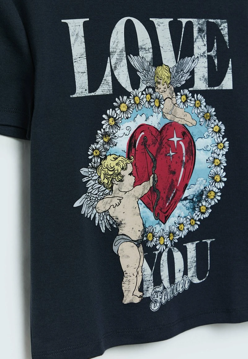 Stradivarius CROPPED - T-Shirt Print - Dark Grey 6 Stradivarius CROPPED - T-Shirt Print - Dark Grey – Bild 6