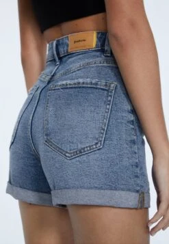 Stradivarius Jeans Shorts - Blue Denim -Stradivarius Deutschland Verkaufs-Shop 3188881a5a6745e2bf206600be8d7cdb