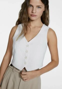 Stradivarius KURZE BASIC - Weste - White 9 Stradivarius KURZE BASIC - Weste - White -Stradivarius Deutschland Verkaufs-Shop 31c33f7a23694c7cb0ac01a0cc7bacf1