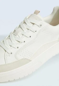 Stradivarius CONTRAST - Sneaker Low - White -Stradivarius Deutschland Verkaufs-Shop 31f253303baf43af8502effd1c310fc7