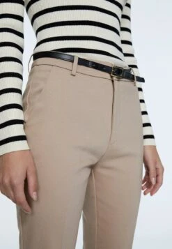 Stradivarius MIT GÜRTEL - Stoffhose - Beige -Stradivarius Deutschland Verkaufs-Shop 325ea79926614b84ab404e7cd7b5ba91