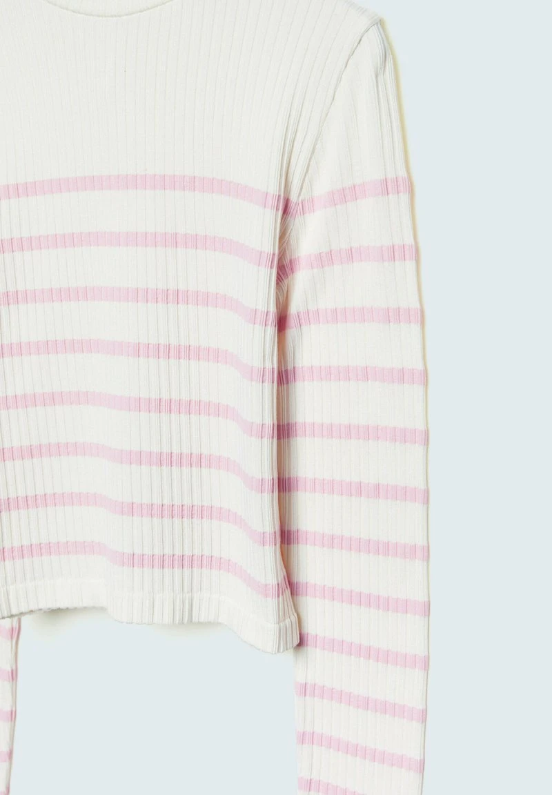 Stradivarius MIT STEHKRAGEN - Strickpullover - Light Pink 6 Stradivarius MIT STEHKRAGEN - Strickpullover - Light Pink – Bild 6