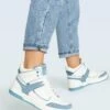 Stradivarius Sneaker High - Neon Blue