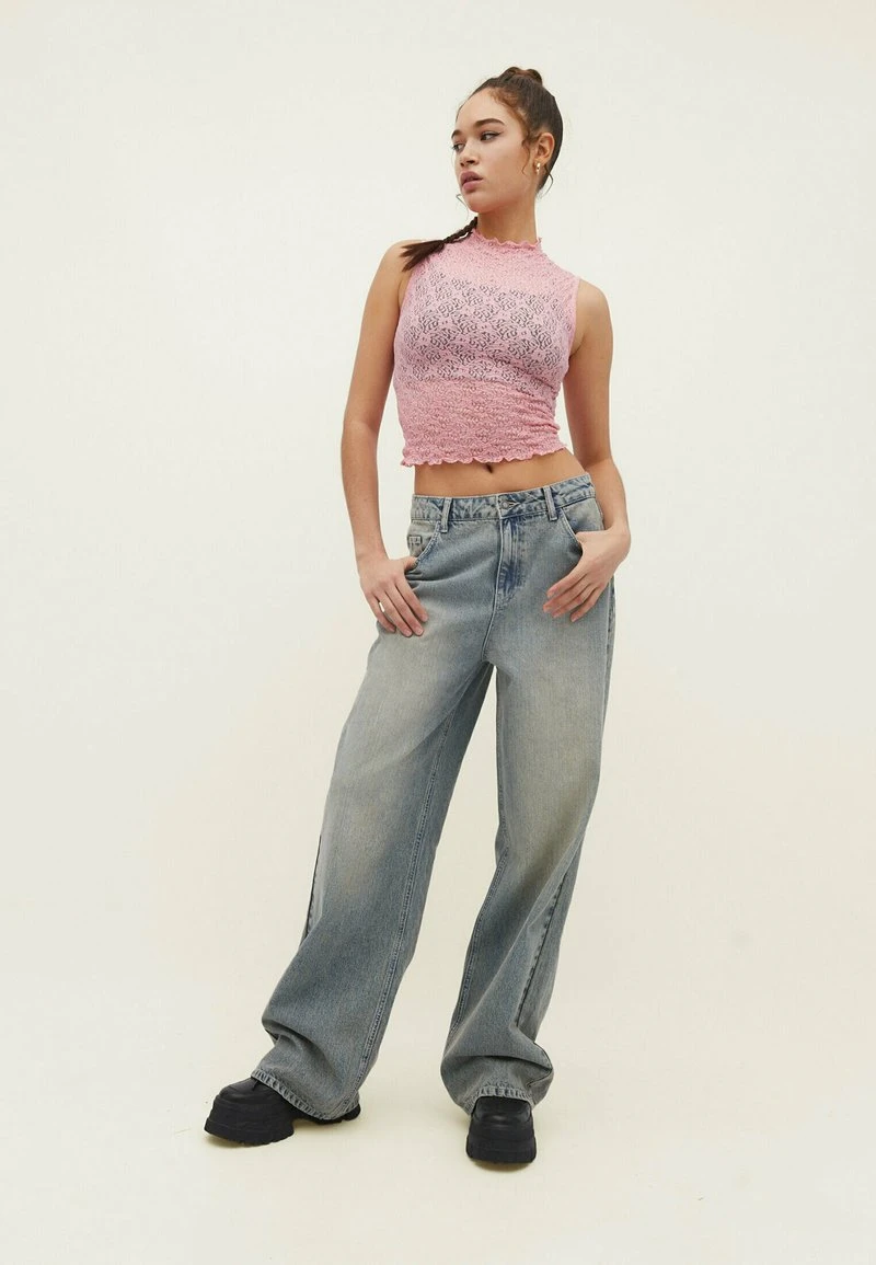 Stradivarius WITH BLONDE - Top - Light Pink 2 Stradivarius WITH BLONDE - Top - Light Pink – Bild 2