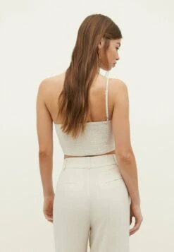 Stradivarius ASYMMETRIC RUSTIC - Top - Stone 8 Stradivarius ASYMMETRIC RUSTIC - Top - Stone -Stradivarius Deutschland Verkaufs-Shop 334ec4c36c5e465fa03fb82f88241e25