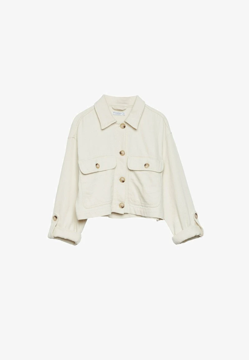 Stradivarius RUSTIKALE - Jeansjacke - Off White 5 Stradivarius RUSTIKALE - Jeansjacke - Off White – Bild 5