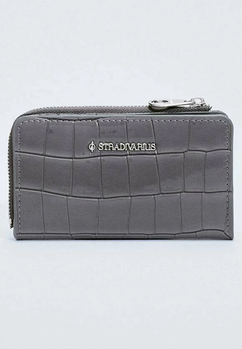 Stradivarius KARTENTASCHE MIT KROKOPRÄGUNG - Geldbörse - Dark Grey 6 Stradivarius KARTENTASCHE MIT KROKOPRÄGUNG - Geldbörse - Dark Grey – Bild 6