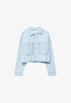 Stradivarius Jeansjacke - Light Blue Denim 11 Stradivarius Jeansjacke - Light Blue Denim -Stradivarius Deutschland Verkaufs-Shop 33ff9f5220554c24b3545095f28eecab