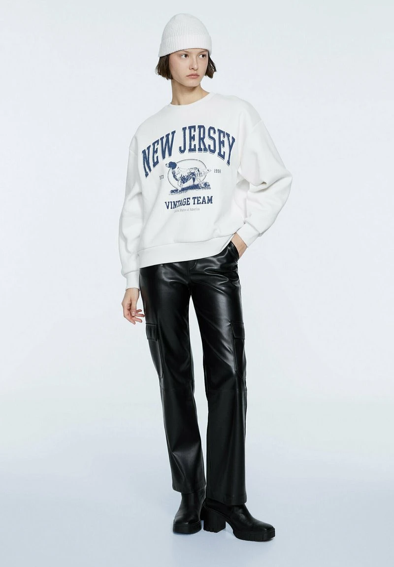 Stradivarius BASIC- MIT PRINT 06624128 - Sweatshirt - Off White 2 Stradivarius BASIC- MIT PRINT 06624128 - Sweatshirt - Off White – Bild 2