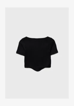 Stradivarius SEAMLESS - T-Shirt Basic - Black 11 Stradivarius SEAMLESS - T-Shirt Basic - Black -Stradivarius Deutschland Verkaufs-Shop 36067a076b1c42d0959ee9451e48a810