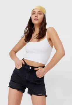 Stradivarius Jeans Shorts - Dark Grey -Stradivarius Deutschland Verkaufs-Shop 36272e9c48c645c2838a1bc2727ab12c 1