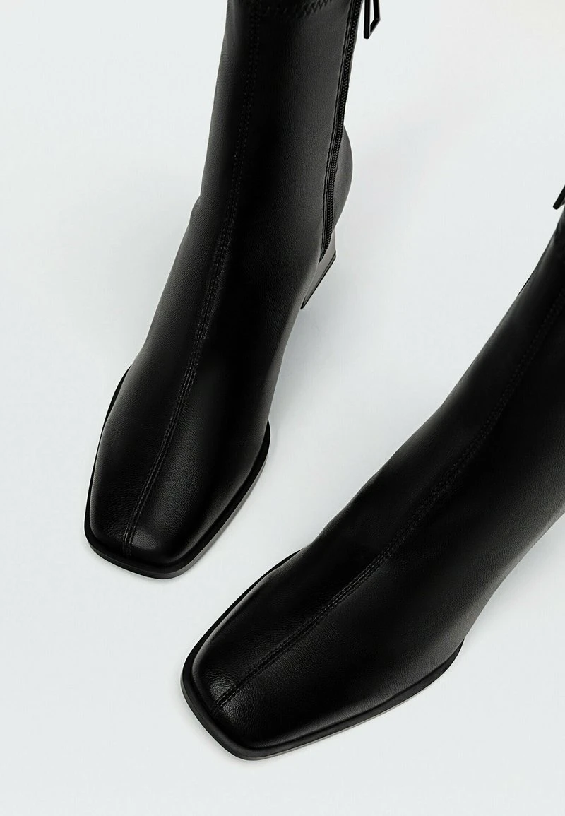 Stradivarius MIT HALBHOHEM ABSATZ - Ankle Boot - Black 6 Stradivarius MIT HALBHOHEM ABSATZ - Ankle Boot - Black – Bild 6