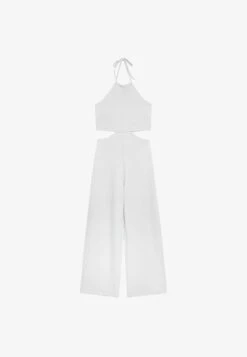 Stradivarius NECKHOLDER - Jumpsuit - White -Stradivarius Deutschland Verkaufs-Shop 384eac7a01a049ecab93b6319ceeca2c