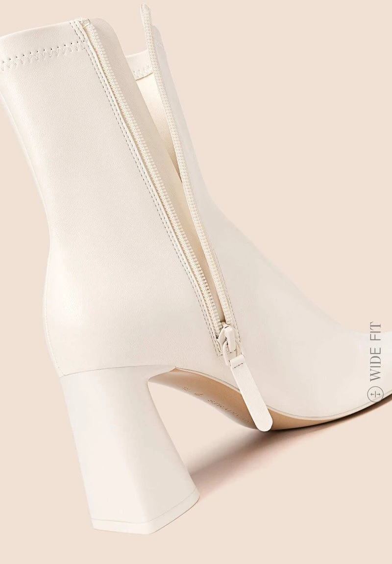 Stradivarius MIT ABSATZ - Stiefelette - Off White 3 Stradivarius MIT ABSATZ - Stiefelette - Off White – Bild 3