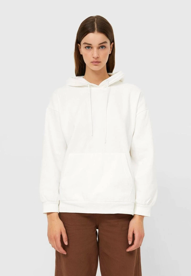 Stradivarius OVERSIZE UNISEX - Sweatshirt - White 1 Stradivarius OVERSIZE UNISEX - Sweatshirt - White
