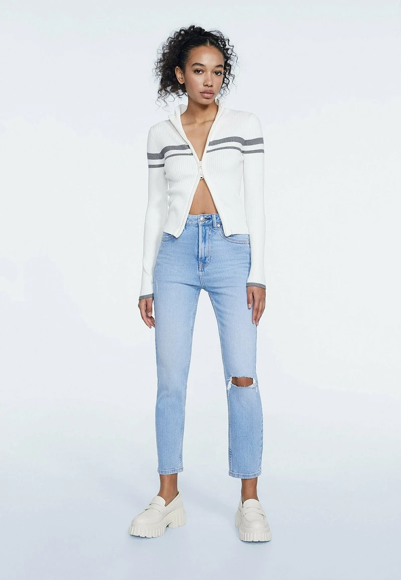 Stradivarius MOM - Jeans Slim Fit - Blue 2 Stradivarius MOM - Jeans Slim Fit - Blue – Bild 2