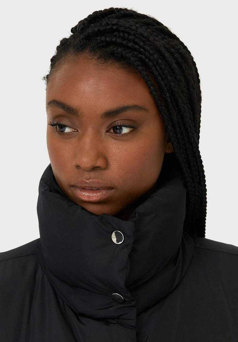 Stradivarius Wintermantel - Black 4 Stradivarius Wintermantel - Black – Bild 4