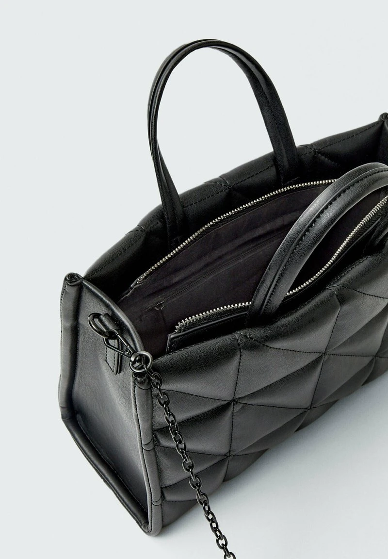 Stradivarius MITTELGROSSE - Shopping Bag - Black 4 Stradivarius MITTELGROSSE - Shopping Bag - Black – Bild 4