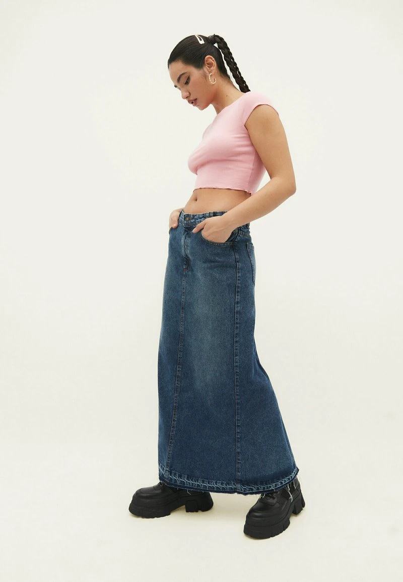 Stradivarius BOAT NECK - T-Shirt Basic - Pink 2 Stradivarius BOAT NECK - T-Shirt Basic - Pink – Bild 2