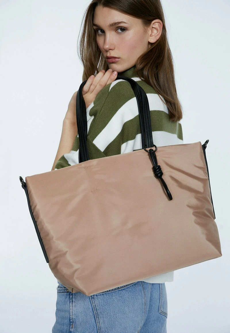 Stradivarius BASIC - Shopping Bag - Beige 2 Stradivarius BASIC - Shopping Bag - Beige – Bild 2