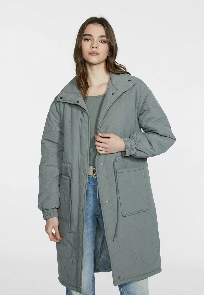 Stradivarius LONG - Wintermantel - Khaki 1 Stradivarius LONG - Wintermantel - Khaki