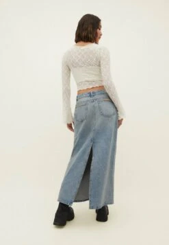 Stradivarius Maxirock - Dirty Denim 8 Stradivarius Maxirock - Dirty Denim -Stradivarius Deutschland Verkaufs-Shop 3f7039d7cf394d54967cb8f255a5b3ca