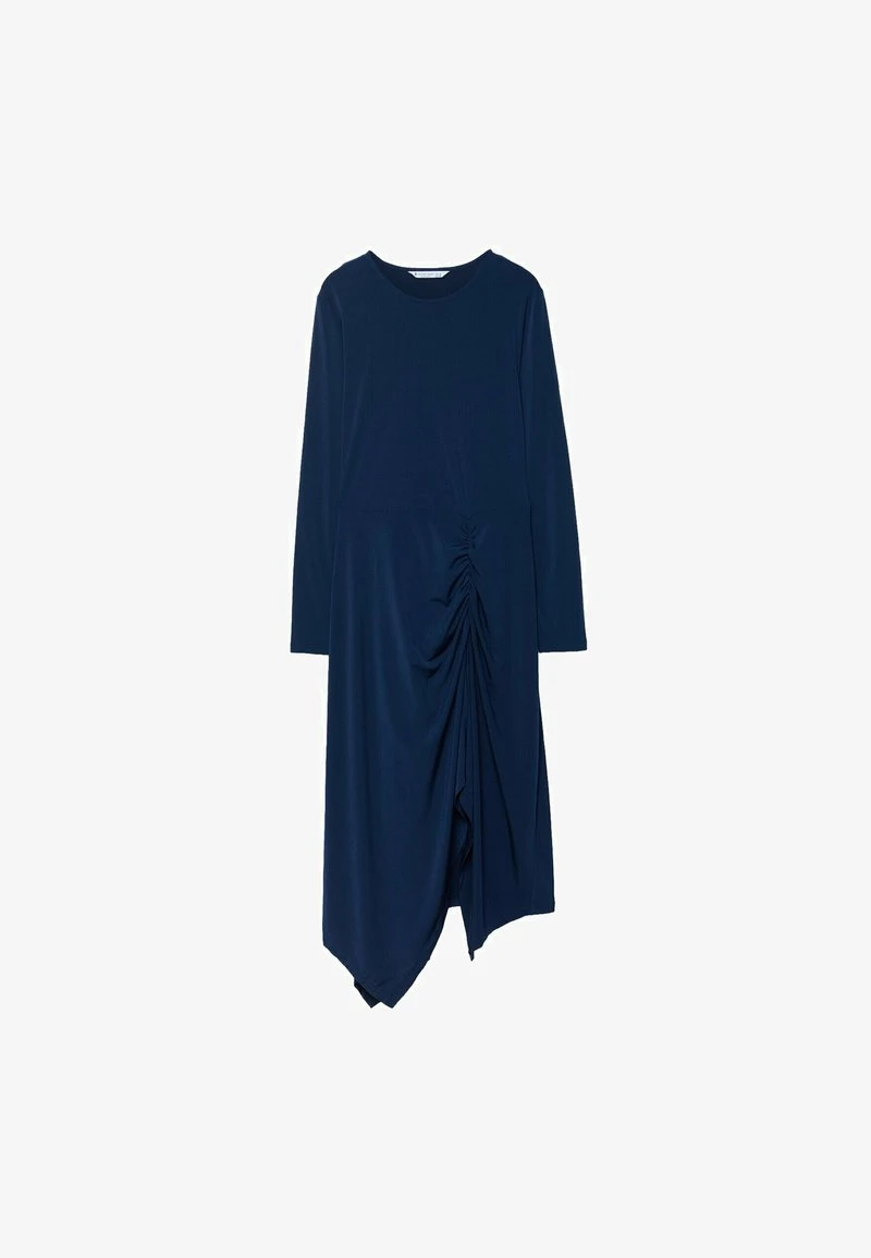 Stradivarius MIT ZIPFELSAUM - Jerseykleid - Mottled Dark Blue 5 Stradivarius MIT ZIPFELSAUM - Jerseykleid - Mottled Dark Blue – Bild 5