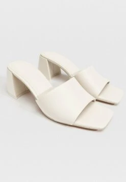 Stradivarius WITH KNOT DETAIL - Pantolette Hoch - Off White -Stradivarius Deutschland Verkaufs-Shop 403059bde71a4276b54b8a5223111fad