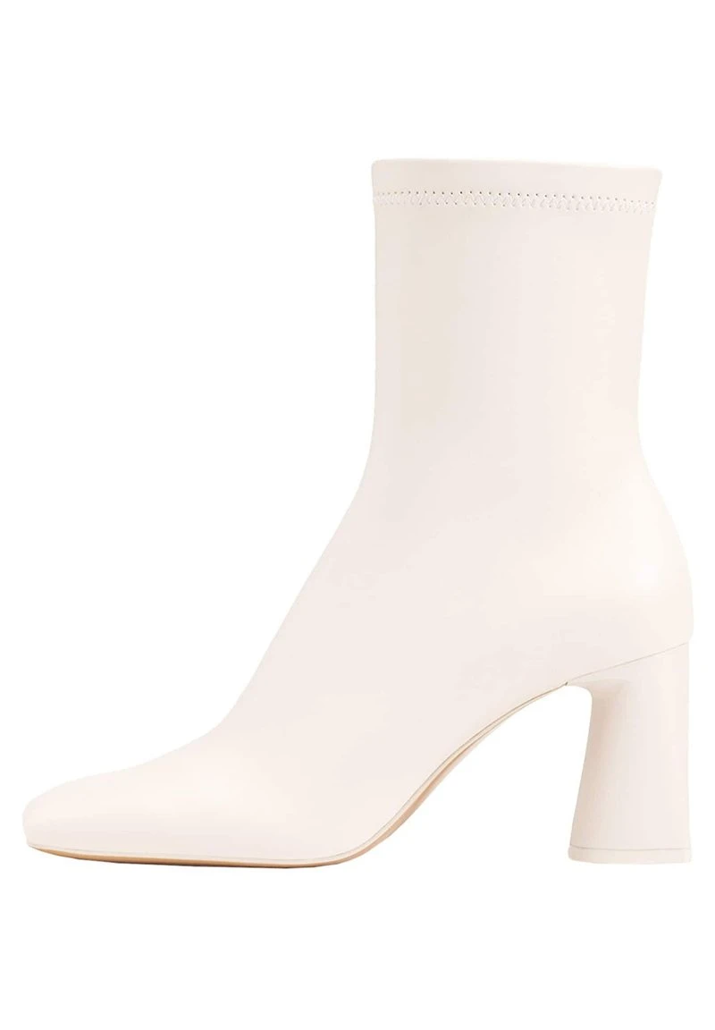 Stradivarius MIT ABSATZ - Stiefelette - Off White 2 Stradivarius MIT ABSATZ - Stiefelette - Off White – Bild 2