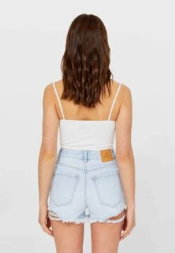 Stradivarius MIT RISSEN - Jeans Shorts - Light Blue 8 Stradivarius MIT RISSEN - Jeans Shorts - Light Blue -Stradivarius Deutschland Verkaufs-Shop 416a5a85ae284418a89bcccc2683a0bc