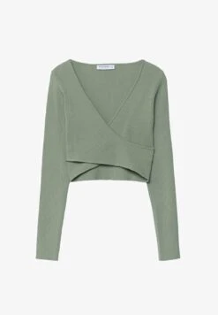 Stradivarius WRAP - Langarmshirt - Khaki 10 Stradivarius WRAP - Langarmshirt - Khaki -Stradivarius Deutschland Verkaufs-Shop 4186edca9ddf4114823c7fed0752c637