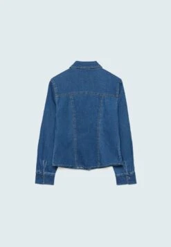 Stradivarius Hemdbluse - Dark Blue Denim -Stradivarius Deutschland Verkaufs-Shop 41d4bfe2b28e4c72a5435e7dd74597af