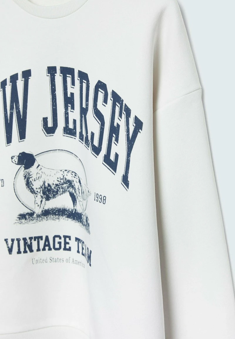 Stradivarius BASIC- MIT PRINT 06624128 - Sweatshirt - Off White 6 Stradivarius BASIC- MIT PRINT 06624128 - Sweatshirt - Off White – Bild 6