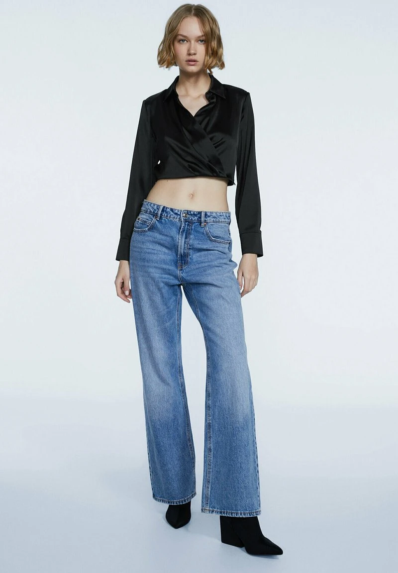 Stradivarius DRAPIERTE 02040040 - Bluse - Black 1 Stradivarius DRAPIERTE 02040040 - Bluse - Black