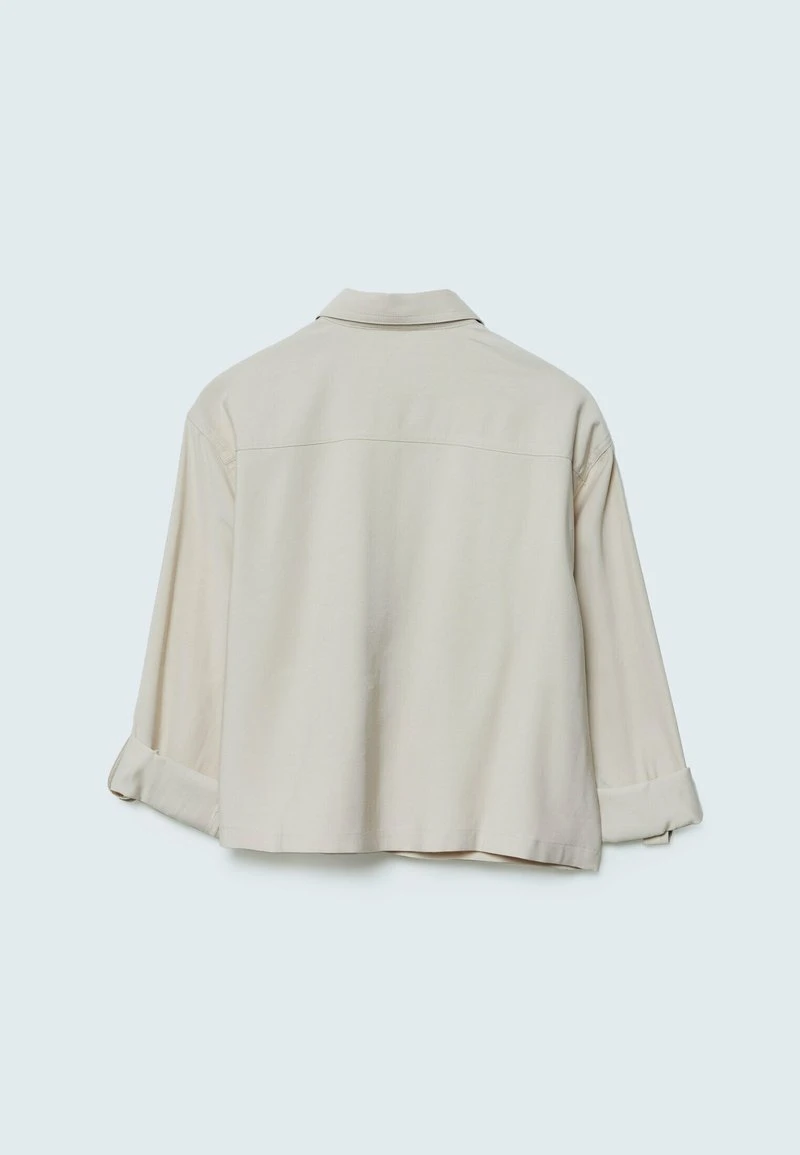 Stradivarius UTILITY - Leichte Jacke - Stone 6 Stradivarius UTILITY - Leichte Jacke - Stone – Bild 6