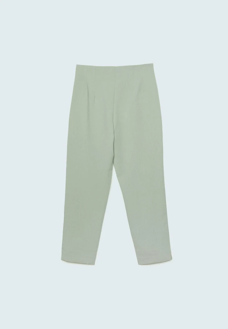 Stradivarius ELEGANTE BUNDFALTEN - Stoffhose - Khaki 5 Stradivarius ELEGANTE BUNDFALTEN - Stoffhose - Khaki – Bild 5