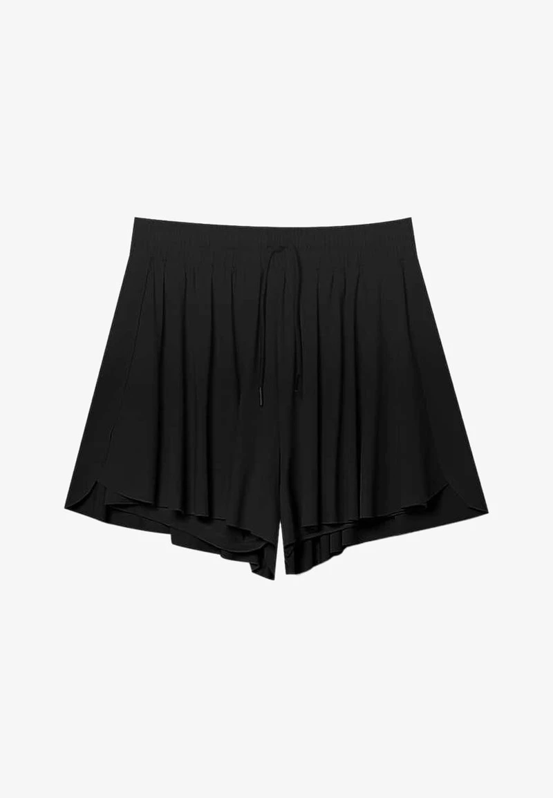 Stradivarius FLIESSENDE STR-EET - Shorts - Black 4 Stradivarius FLIESSENDE STR-EET - Shorts - Black – Bild 4